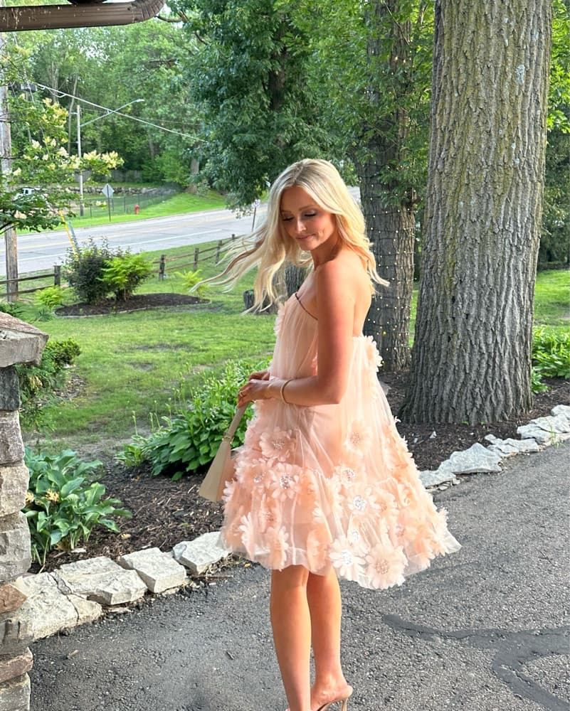 Helsi Tulle Embellished Mini Dress - Image 3