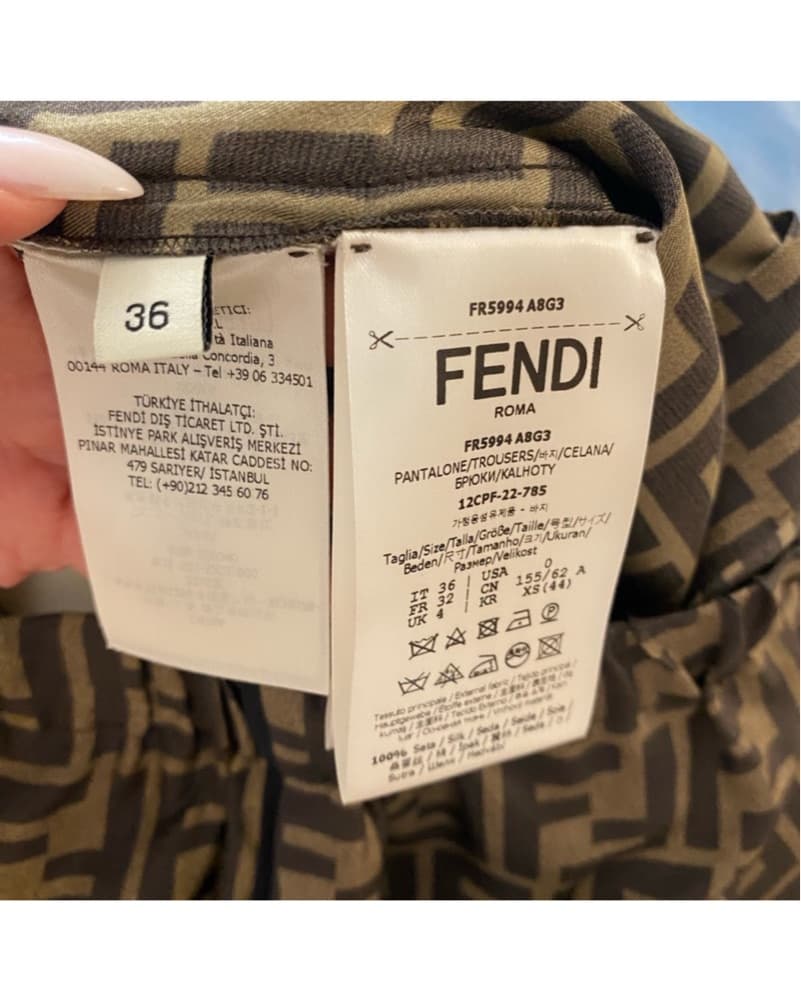 FENDI Pants Size 36 (XXS-XS) - Image 3