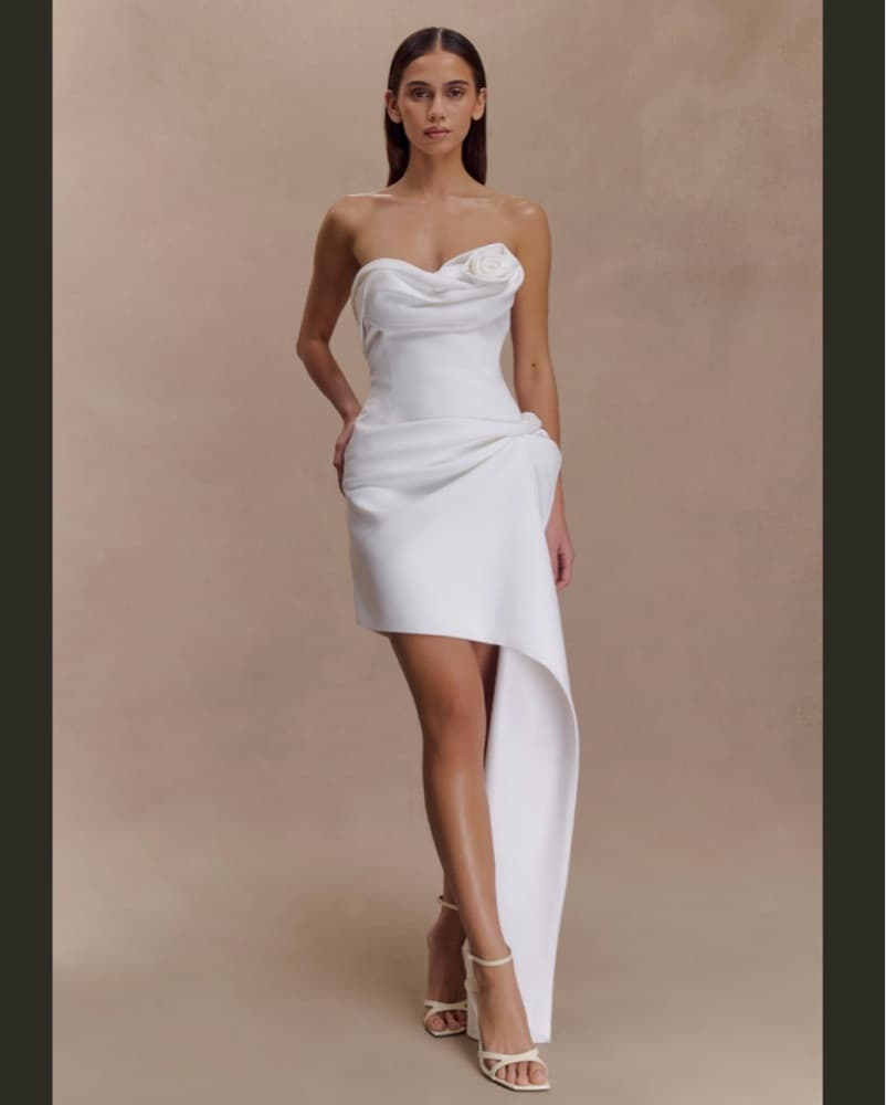 White Formal Dress - Image 1