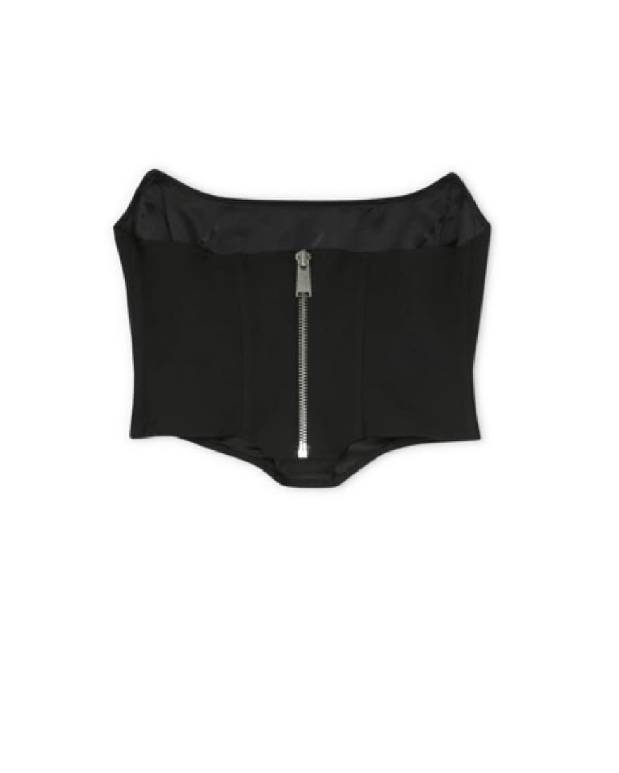 HERON PESTON BLACK CORSET TOP - Image 3