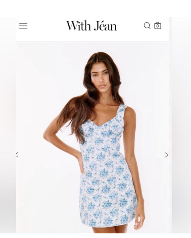 With Jean Toile Dress - Image 1