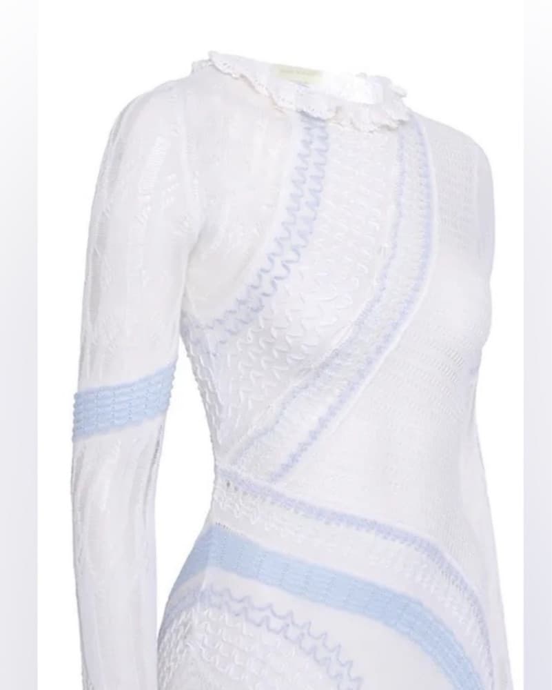 Cloud White Mini Dress - Image 3