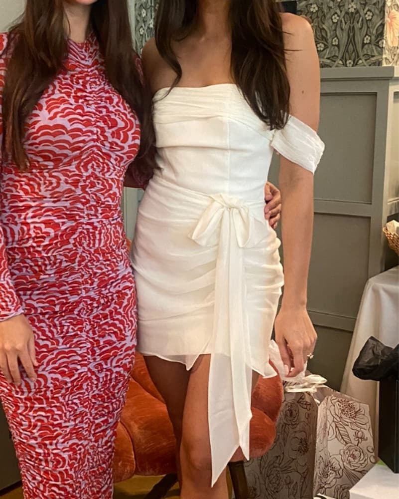 LIKELY Marley Dress in White - Image 5