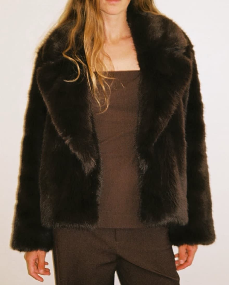 Staud Fur Coat - Image 2
