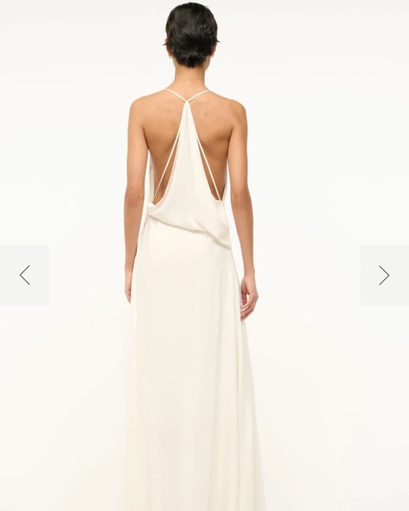Staud White Dress - Image 2