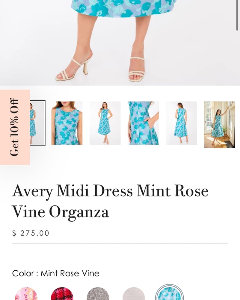 Abbey Glass Avery Midi In Mint - Image 4