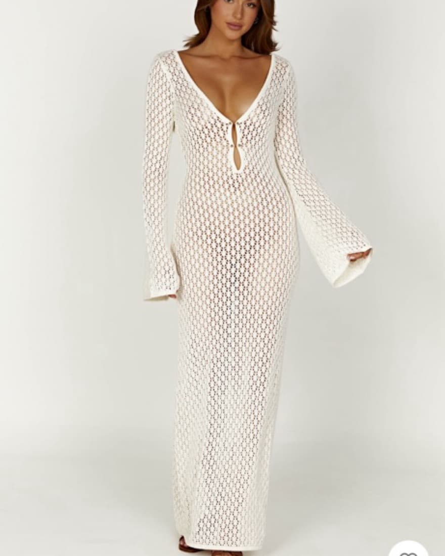Meshki Crochet Maxi Dress - Image 1