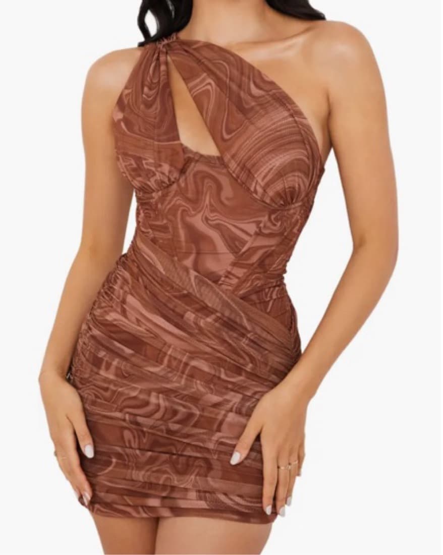 House of CB Clementine Cutout Ruched Min - Image 2