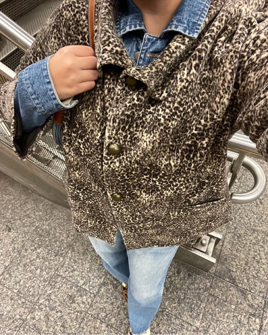 Vintage leopard jacket - Image 2