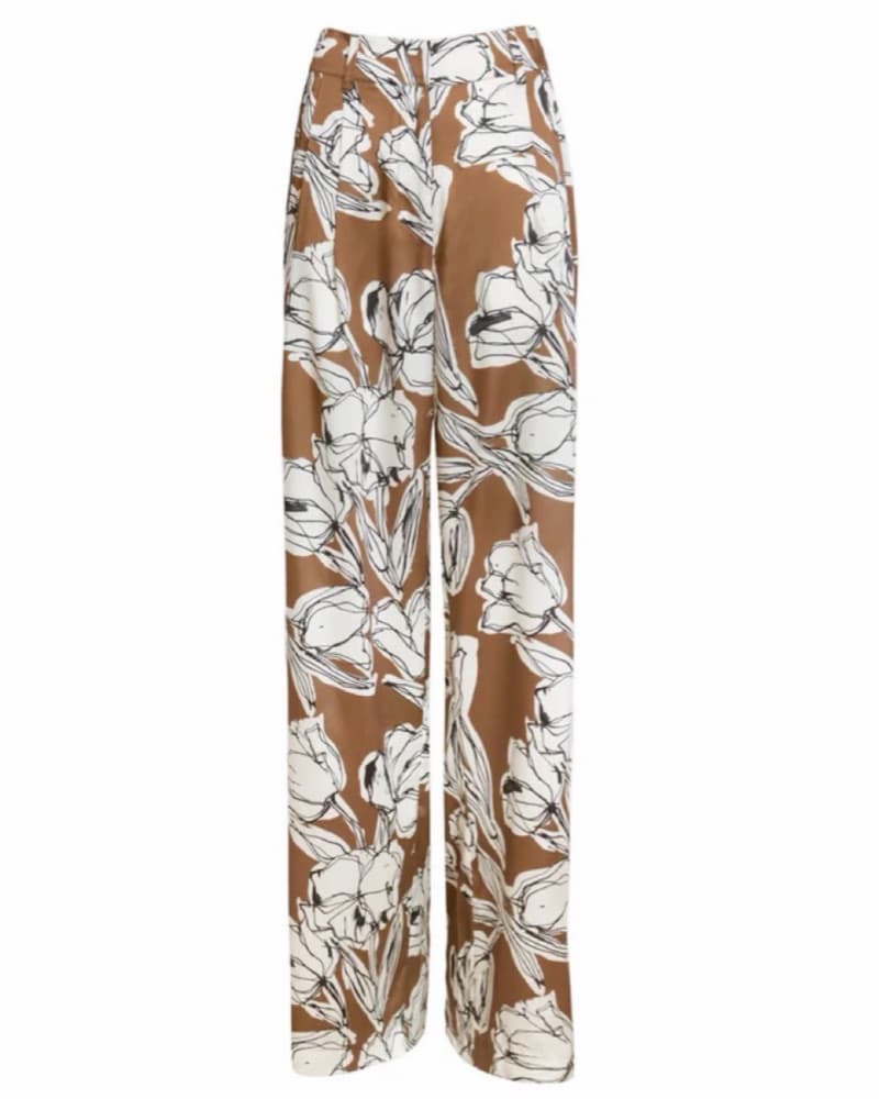 Tanya Taylor Floral Print Palazzo Pants - Image 3