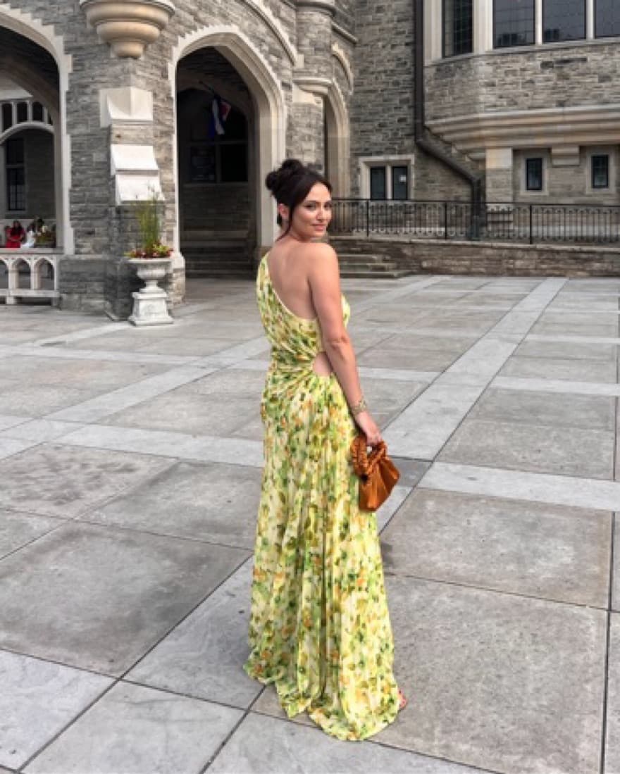 Mango Pleated Dress - Image 1