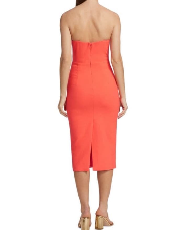 Orange Veronica Beard Colebrook Dress - Image 2