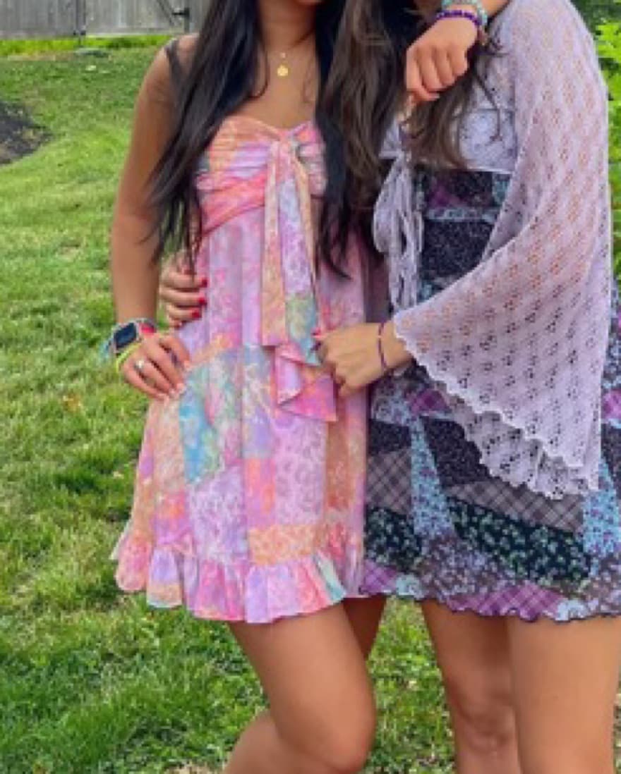 Teagan Floral Strapless Mini Dress - Image 3