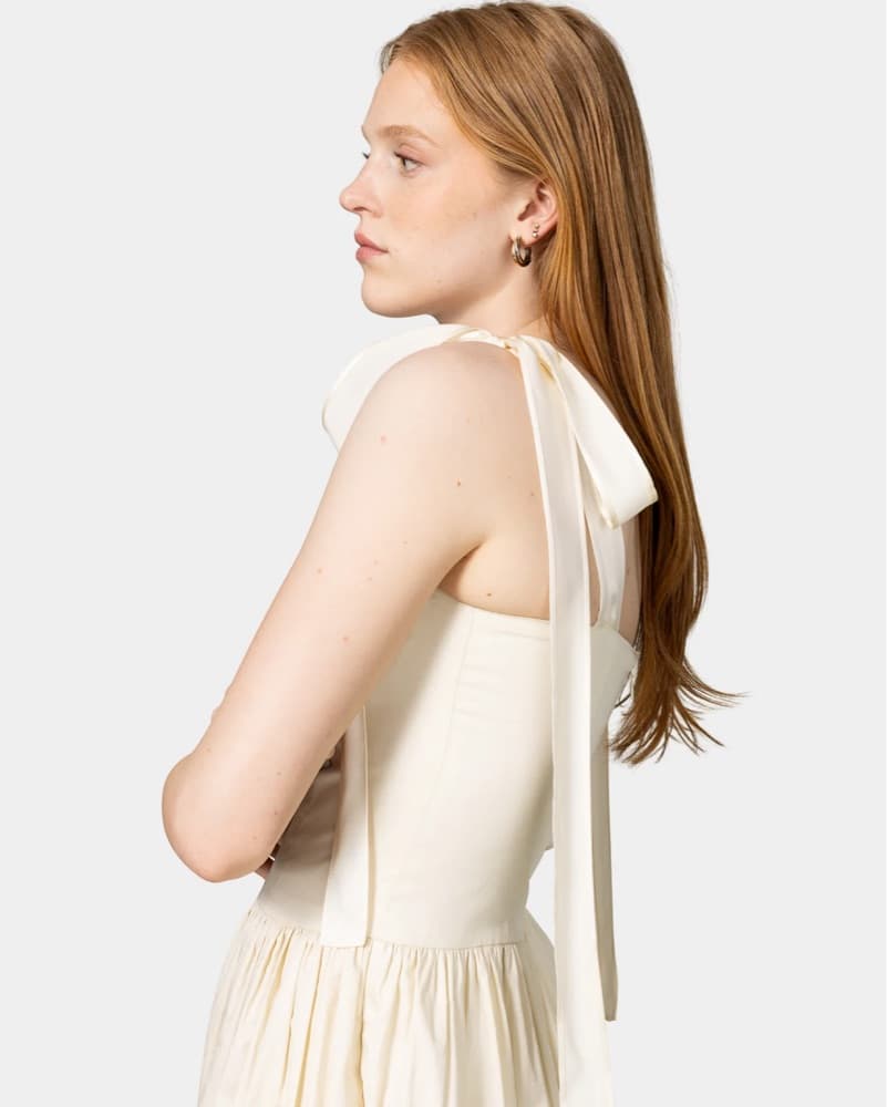 Murlong Cres Elsa Dress Ivory - Image 2