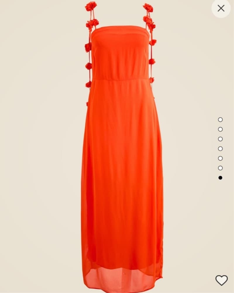 Rosette Strap Dress - Image 3