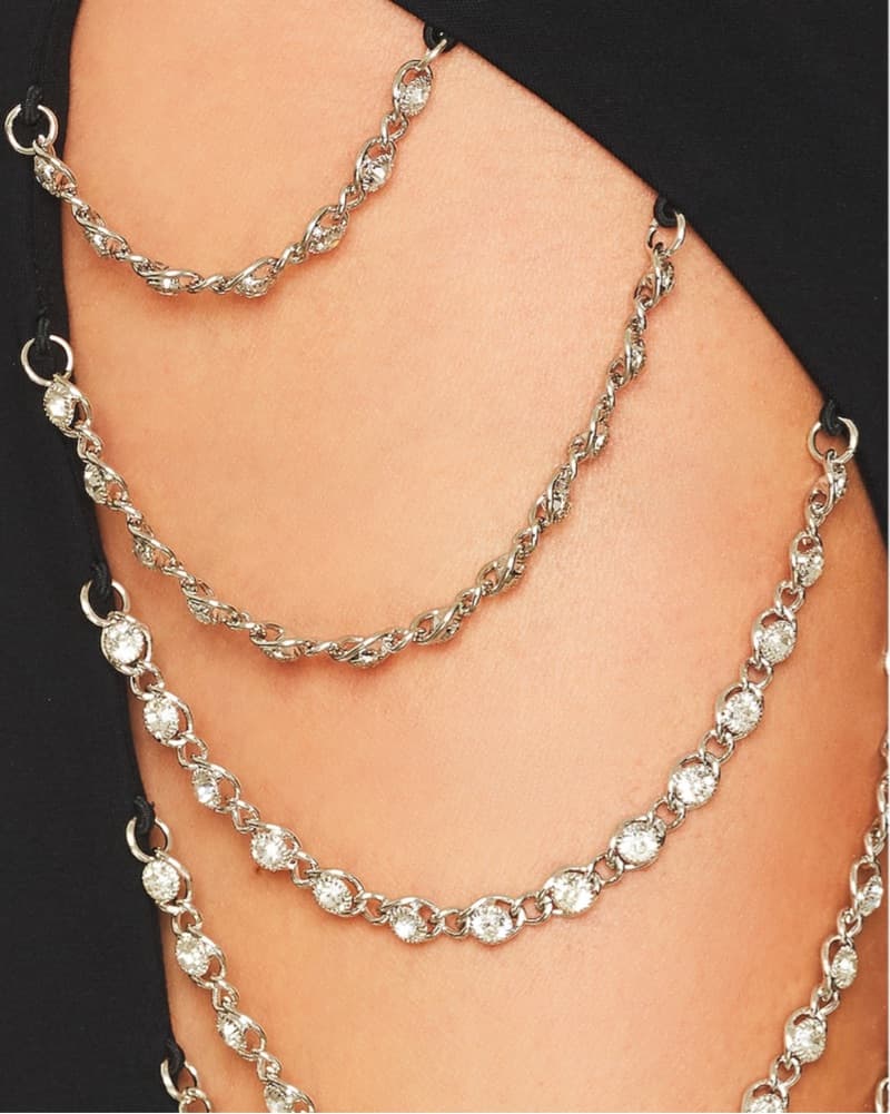 Glamorous Strapless Embellished Maxi Dress - Image 2