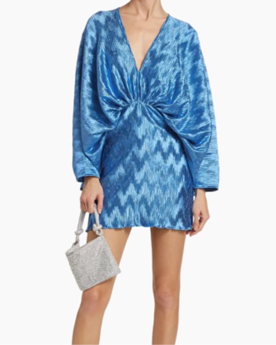 L'idee Blue Mini Dress  - Image 1