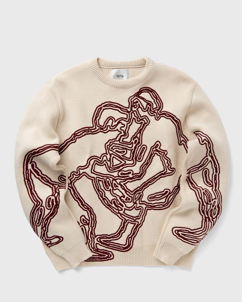 ARTE ANTWERPFIGHTERS CORD EMBROIDER KNIT - Image 1