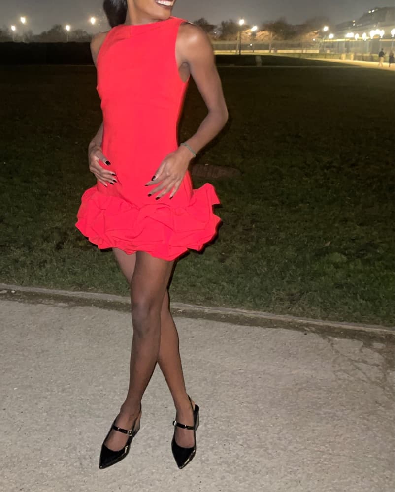 Stunning Red ZARA Romper  - Image 2