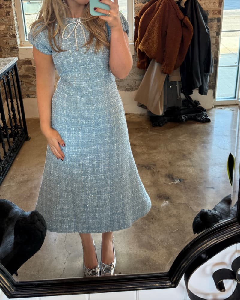 Mestiza Bow Cap Sleeve Midi Dress  - Image 2