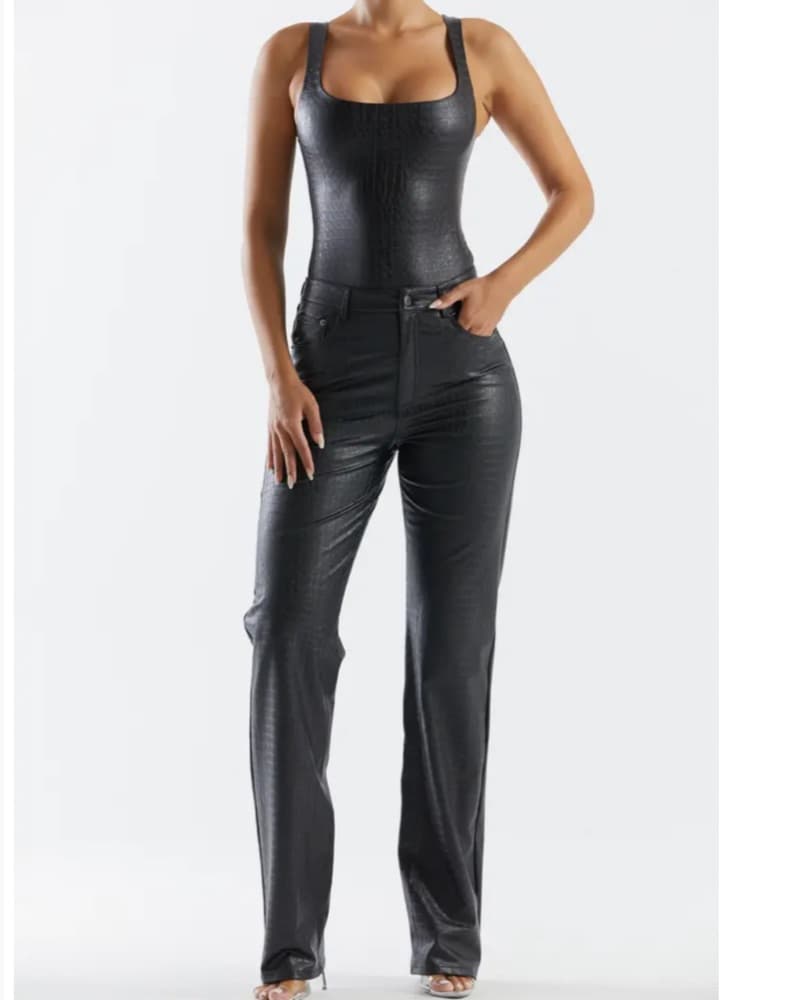 Naked Wardrobe Purple Leather Set - Image 2