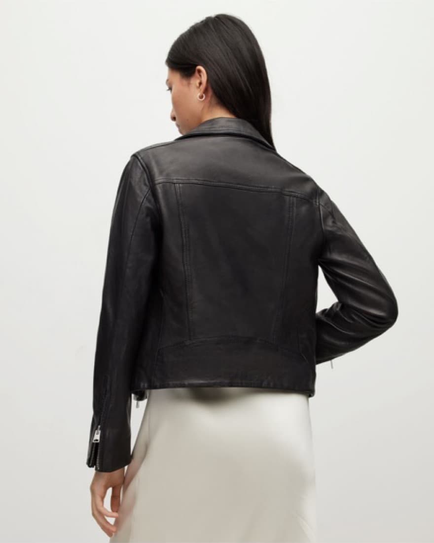 Allsaints Dalby Leather Biker Jacket - Image 3
