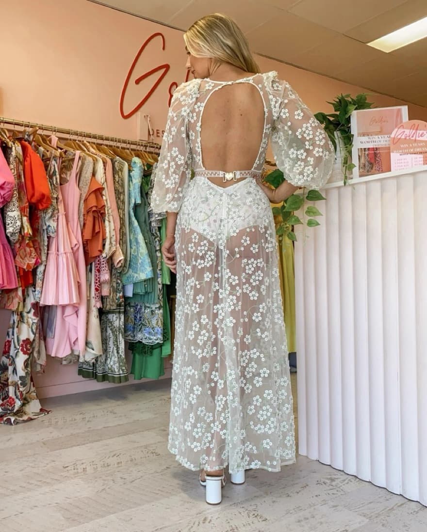 For Love + Lemons Eclair Maxi Dress - Image 4
