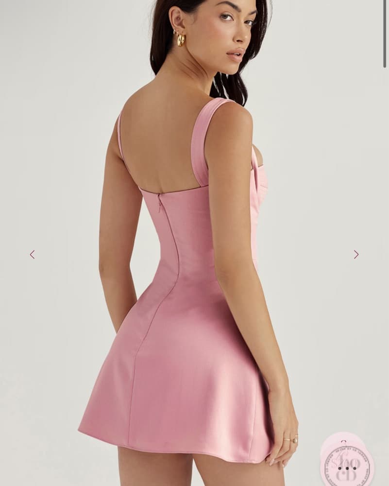 House Of CB Kara Pink Quartz Mini Dress - Image 3