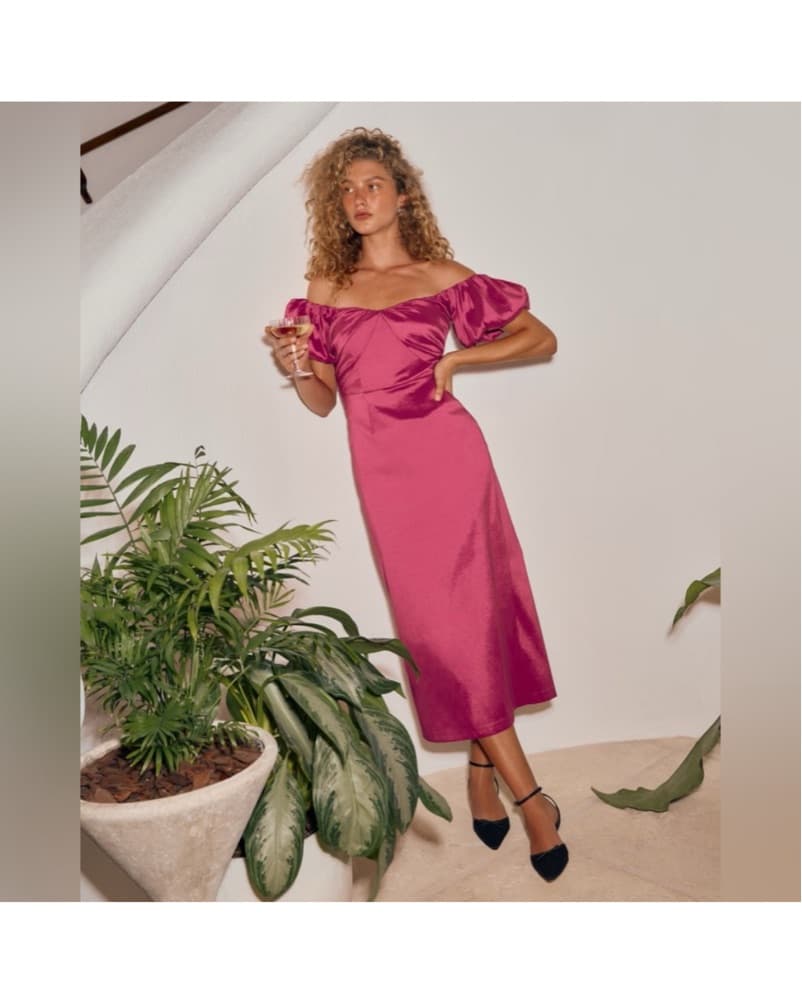 Abercrombie & Fitch Taffeta Off-The-Shou - Image 1