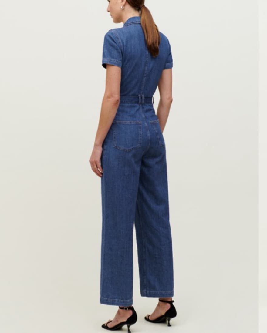 Reformation Cassidy Denim Jumpsuit  - Image 3