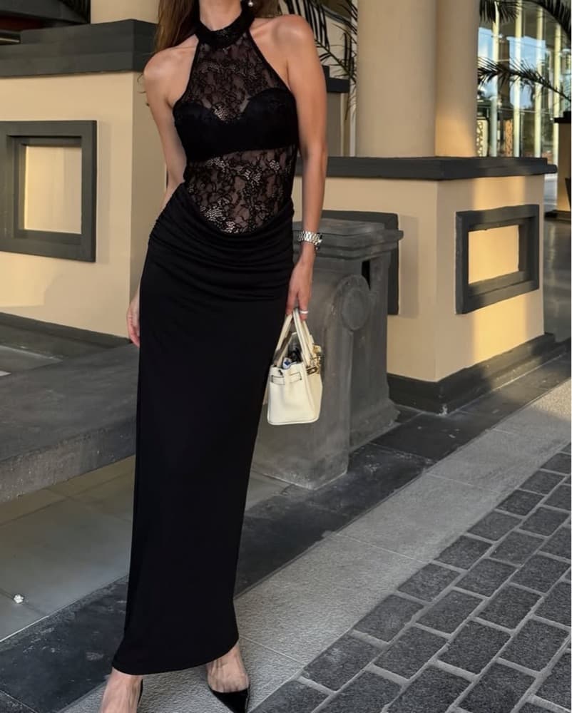 Zqra LaceMaxi Dress - Image 1