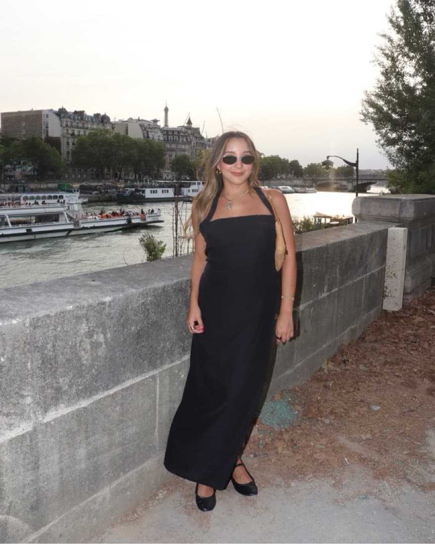 Reformation Alla Silk Dress Black  - Image 4