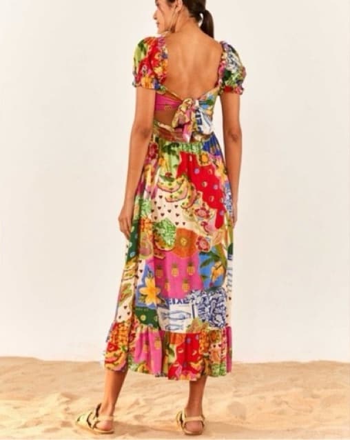 FARM RIO Patchwork Maxi Dress - Image 2