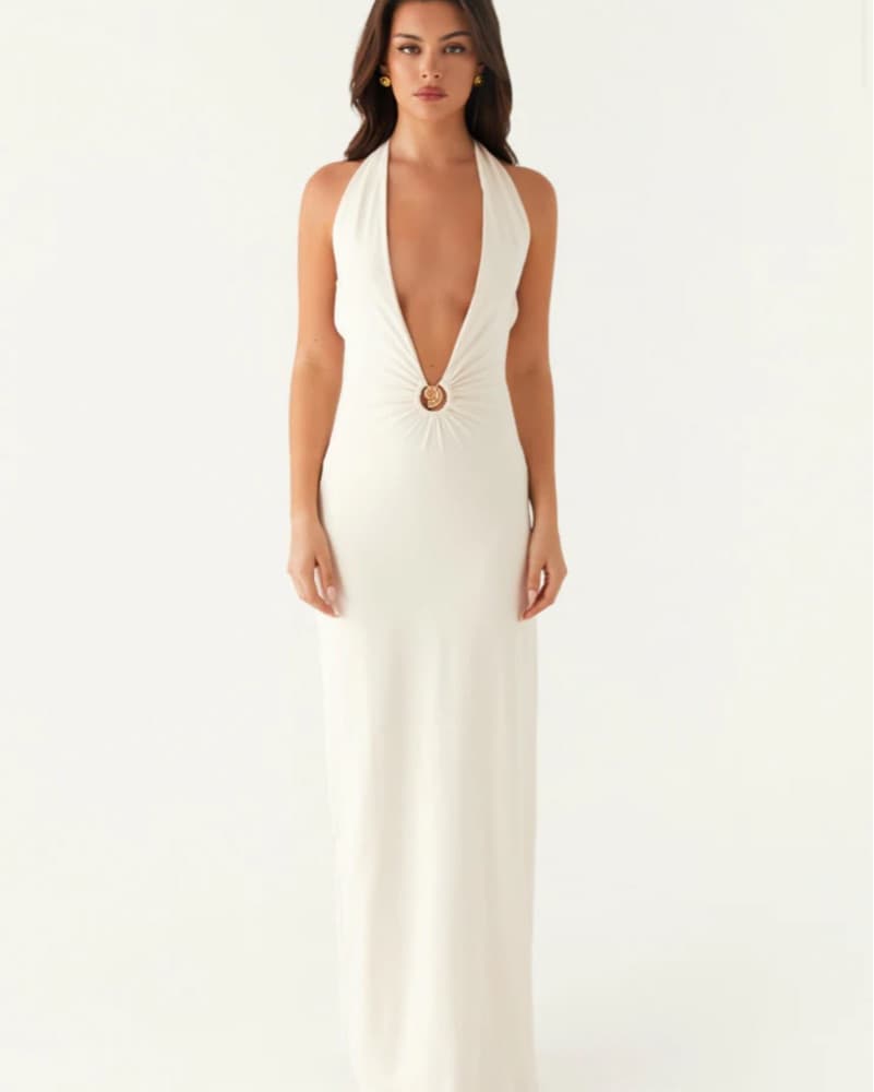 Peppermayo White Maxi Dress  - Image 1