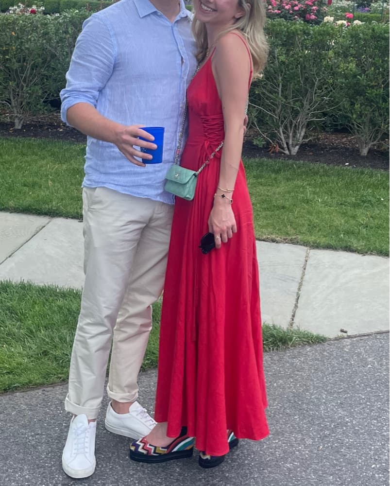 Farm Rio Red Dress - Image 1
