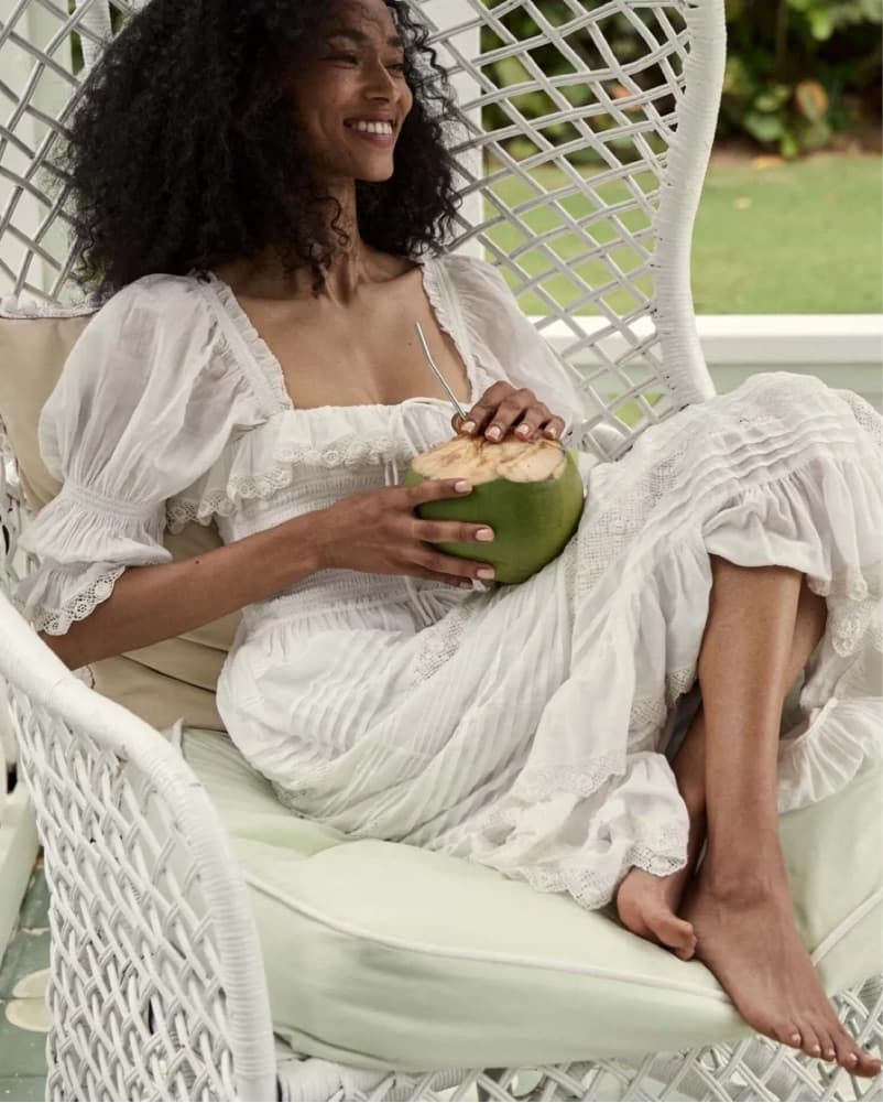 Doen Izabal Dress in Salt - Image 5