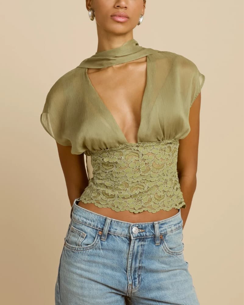 Arcina Ori Pistachio Top - Image 1