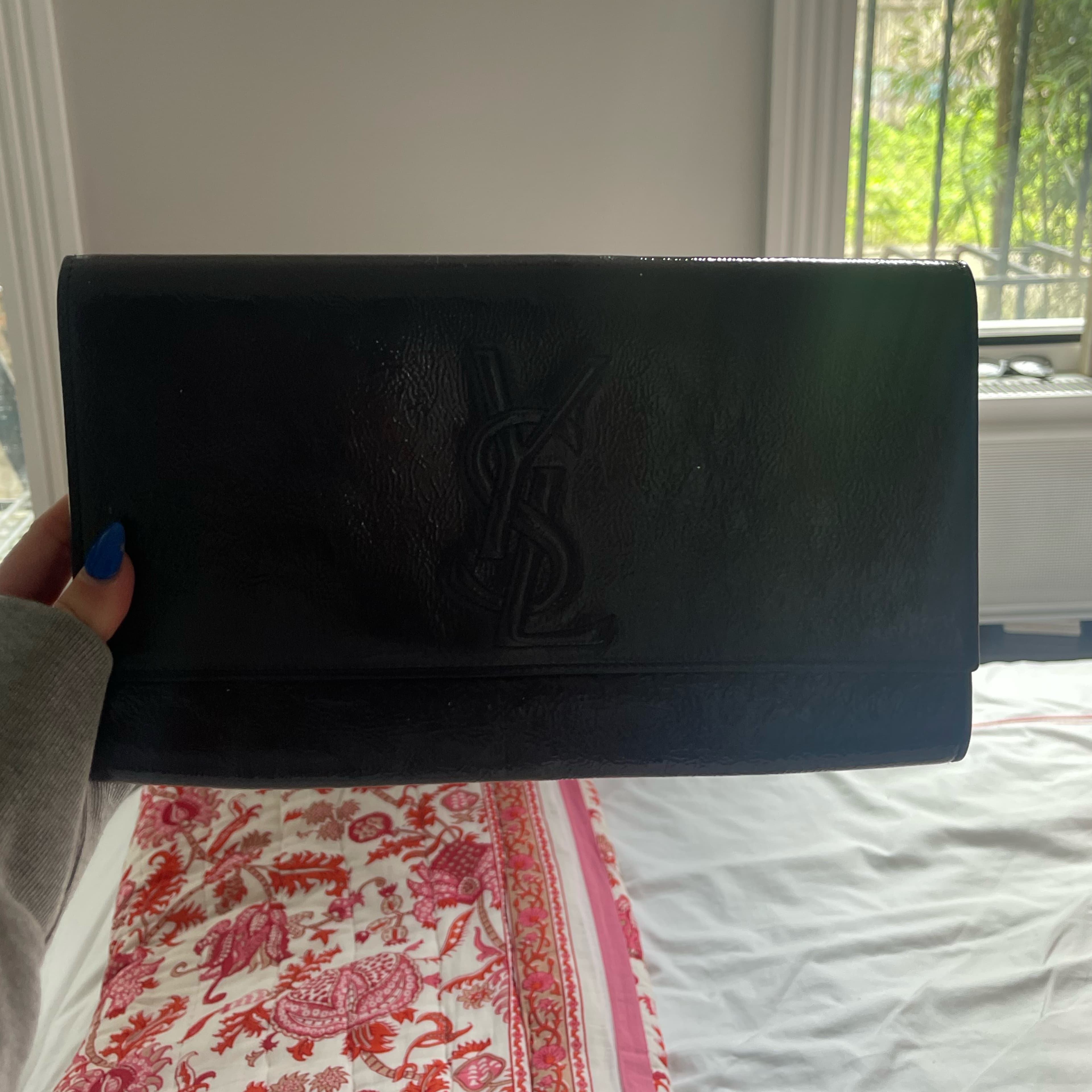 YSL Patent Leather Clutch - Image 2
