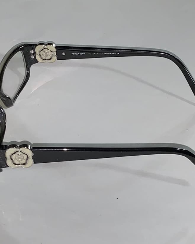 CHANEL Rx eyeglass FRAMES w/case - Image 2