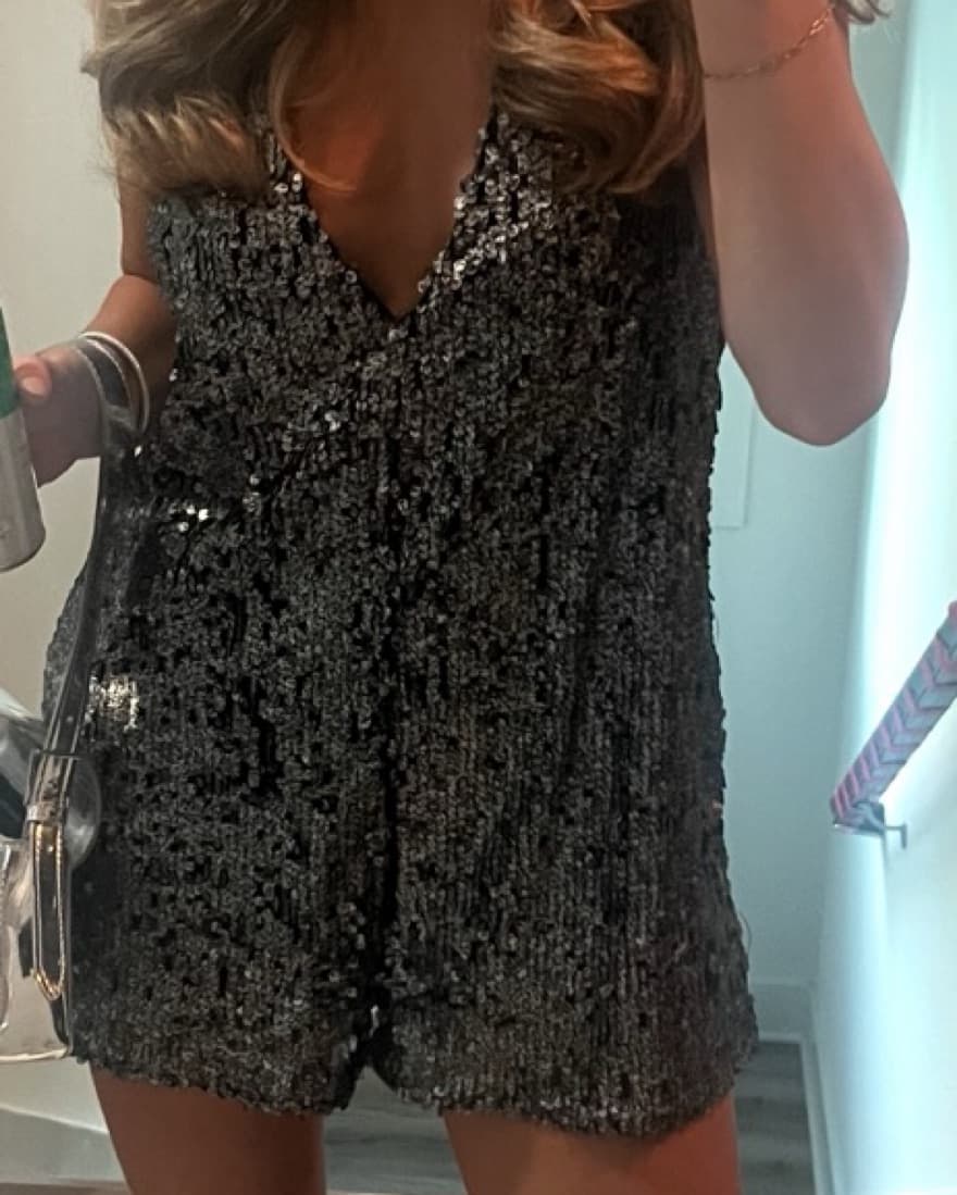 Sparkling Sequin Minidress - Image 1