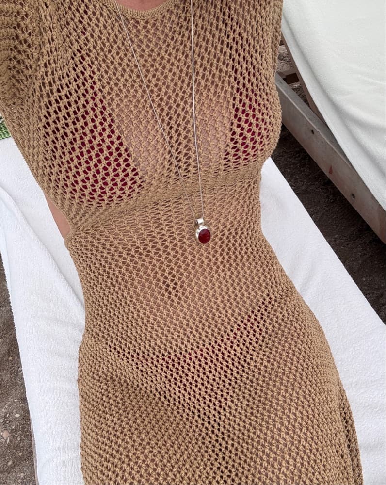 Cult Gaia Juliana Backless Knit Dress  - Image 4