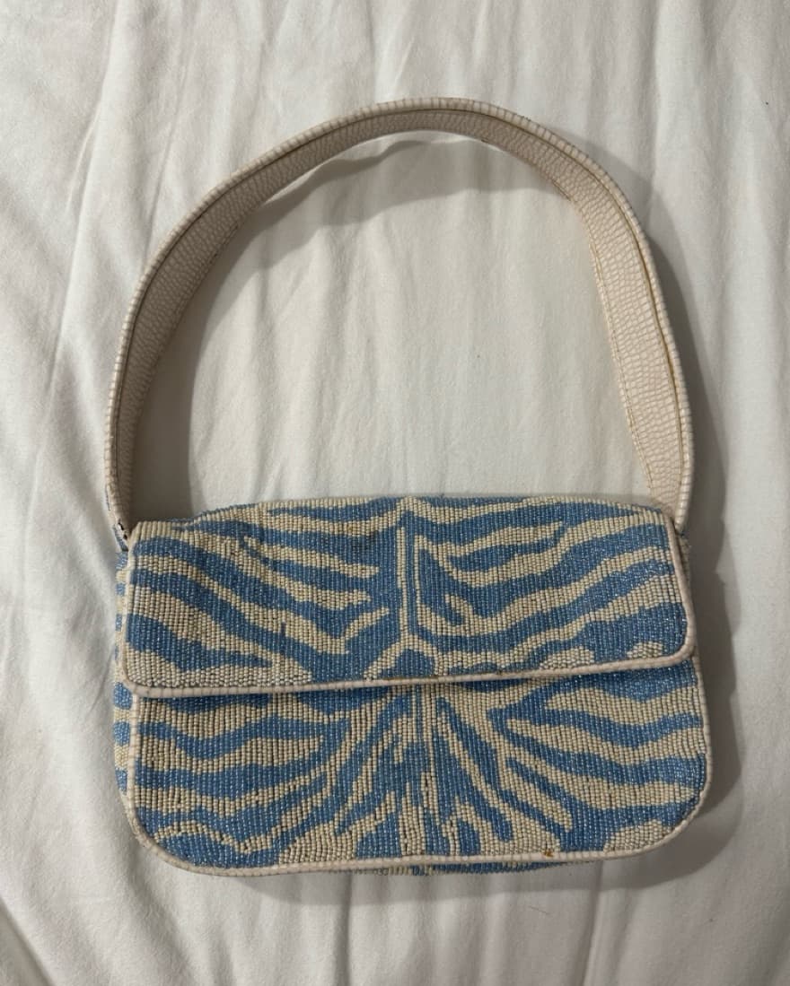 Staud Tommy Beaded Shoulder Bag - Image 4
