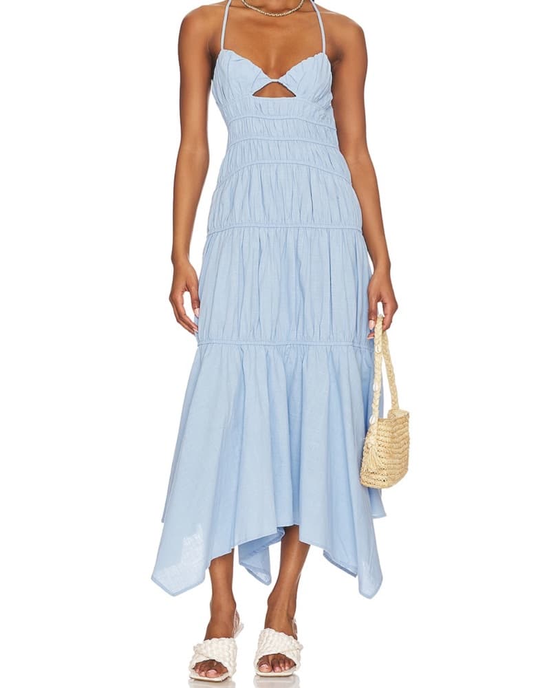 Light Blue Midi dress  - Image 1