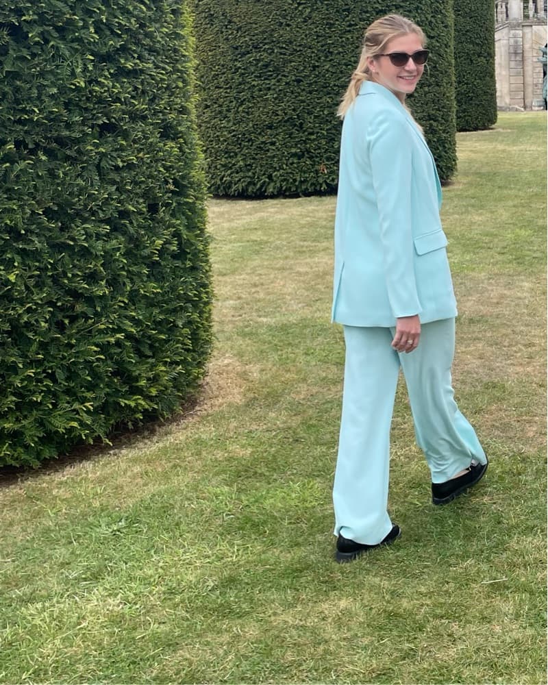 Alice And Olivia Dylan Blue Suit - Image 3