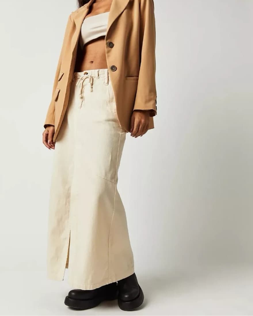 Free People Cargo Maxi Skirt - Image 1