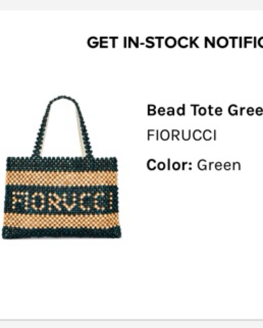 FIORUCCI Bead Tote  - Image 1