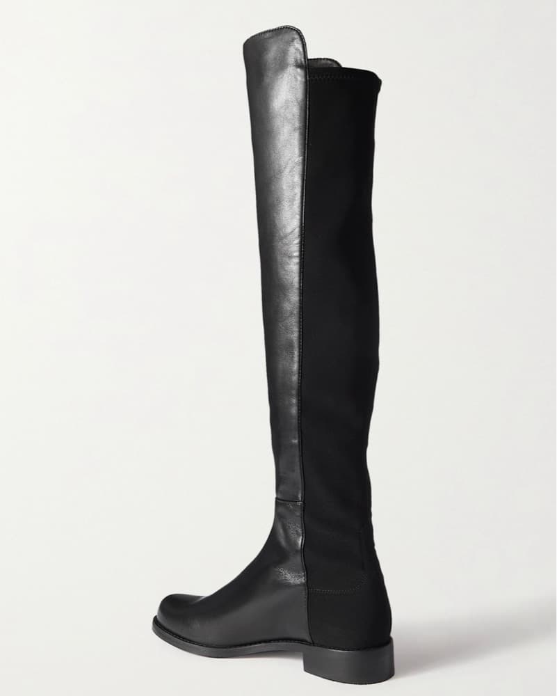 SWSleek and Chic Knee-High Leather Boots - Image 2
