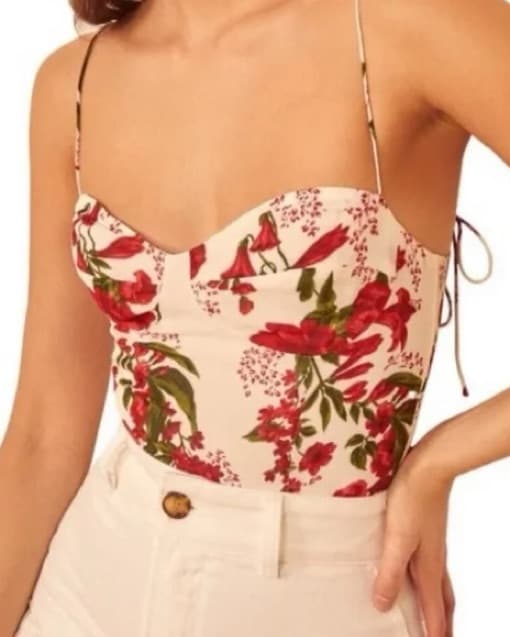 Reformaiton Liza Top Georgette  - Image 2