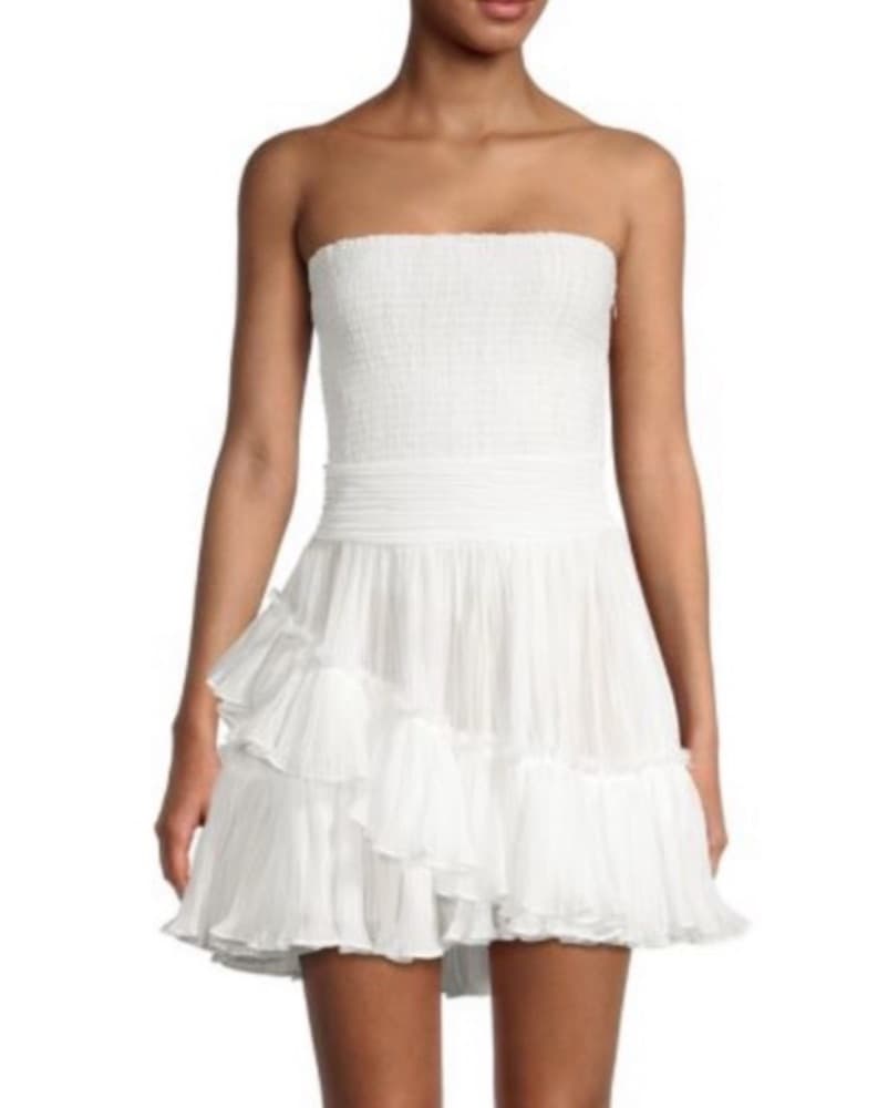 Ramy Brook Black Strapless Mini Dress - Image 1