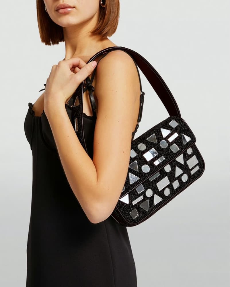 Staud Tommy Mirrored Bag - Image 4
